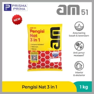 AM 51 Tile Grout Semen Pengisi Nat Keramik Kamar Mandi Anti Jamur Tahan Asam Bocor 53