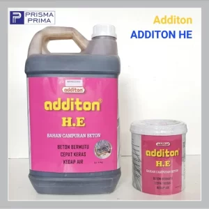 Additon Aditon HE Obat Cor Campuran Pengeras Beton – Kaleng 1 Kg