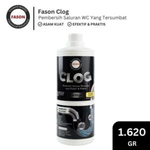 Fason Clog Anti Sumbat Mampet WC Pipa Wastafel Kloset Soda Api Cair