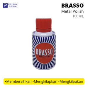 Brasso Metal Polish Pengkilap Logam Kuningan Tembaga Stainless 100 ml