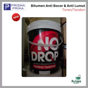 Avian No Drop Bitumen Black Cat Pelapis Anti Bocor Pail 20 Kg