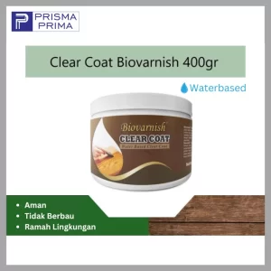 Biovarnish Clear Top Coat Finishing Kayu Natural Gloss Doff Waterbased
