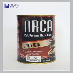 Cat Batu Alam Arca Natural Transparan