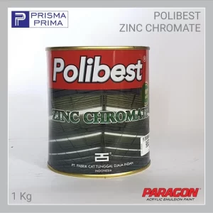 Cat Dasar Meni Besi POLIBEST Zinc Chromate Anti Karat Semi Doff 1 Kg