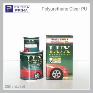 Cat Duco Polyurethane Clear Coat Vernish PU 2K LUX UNO 250 mL Kecil – Clear Doff