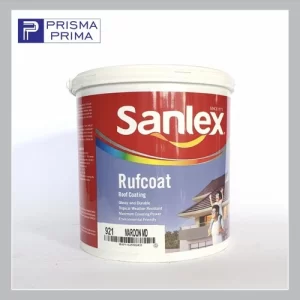 Cat Genteng Sanlex Rufcoat Anti Bocor Roof Paint Genting Galon 3.75 Kg