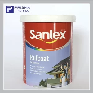 Cat Genteng Sanlex Rufcoat Anti Bocor Roof Paint Genting Kaleng 1 Kg