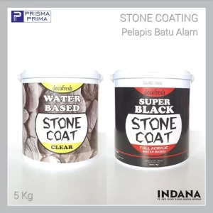 Cat Pelapis Batu Alam Stone Coat Decofresh Water Based 5 Kg
