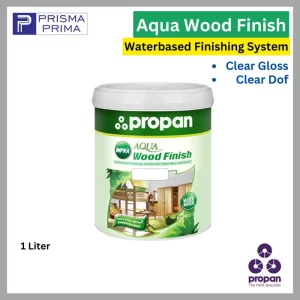 Cat Politur Kayu Air Propan AL-961 Aqua Wood Finish Waterbased Finishing System Clear Dof Gloss – Clear Gloss