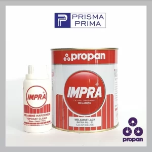 Cat Politur Kayu Impra Melamine ML – 131 Clear Dof Semi Gloss 1 Kg – Clear Gloss