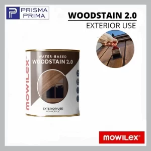 Cat Politur Kayu WS MOWILEX WOODSTAIN 2.0 Exterior – Walnut