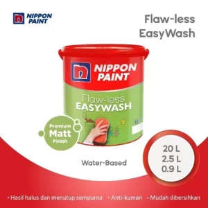 Cat Tembok Interior Flawless Easy Wash Nippon Paint Anti Noda Wash 2.5 Liter