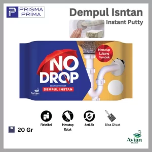Dempul Instan No Drop Plamir Tembok Penutup Tambal Retak Lubang Dinding Instant Putty Sealant Wall Filler