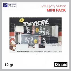 Dextone 5 Menit Lem Besi Epoxy Adhesive 2 Komponen 12 gr gram