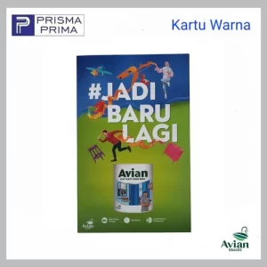 Katalog Kartu Warna Avian Colorcard Cat Sintetis Kayu Besi