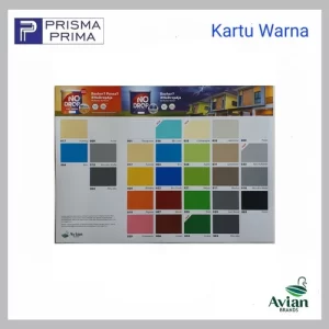 Katalog Kartu Warna No Drop Avian Colorcard Cat Waterproof Anti Bocor