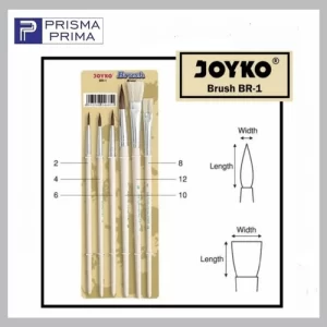 Kuas Cat Lukis JOYKO Set BR 1 Paint Brush