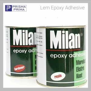 Lem Epoxy MILAN Adhesive 2 Komponen 1.2 Kg Set