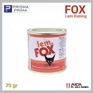 Lem Kuning Fox Kecil 70 gr Karet Karpet Sandal Sepatu Kulit Kayu HPL