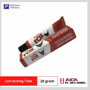 Lem Kuning Fox Plus Tube Odol Kecil 20 gram gr Kayu Kulit Karet Karpet