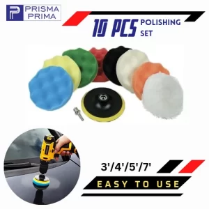 Mata Bor Spon Poles Busa Sponge Polishing Wax Compound Mobil Motor
