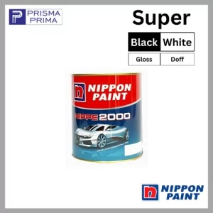 Nippe 2000 Super White / Black Nippon Paint Cat Duco Mobil 1 Liter