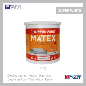 Plamir Matex Putty Nippon Paint Dempul Penutup Retak Tembok 1 Kg