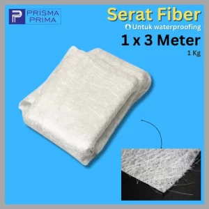 SERAT FIBER Cat Waterproofing Fiberglass Matt 1 Kg Aquaproof No Drop