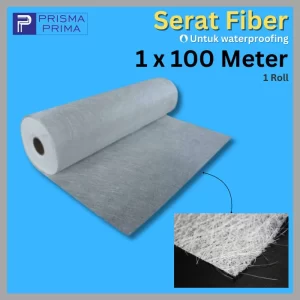 Serat Fiber Cat Waterproofing Fiberglass Matt Panjang 1 Roll Rol Mat No Aquaproof Drop