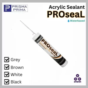 Silicone PROSEAL Propan Flexible Acrylic Sealant PAS – 100 Serbaguna