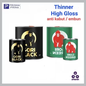 Thinner GORI Black Green Propan Serbaguna HG High Gloss Anti Kabut
