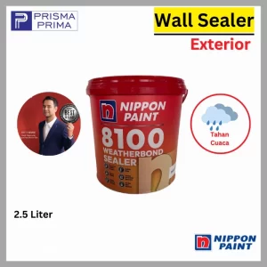 Weatherbond Exterior Wall Sealer Cat Dasar Alkali Primer Tembok Nippon Paint 2.5 Liter Luar Eksterior