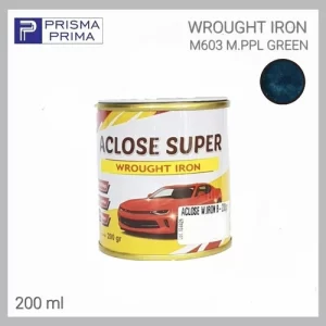 Wrought Iron ACLOSE SUPER Cat Metallic Pagar Besi Tempa Green 200 ml