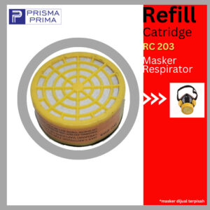 Isi Ulang Filter Refill Cartridge Chemical Masker Respirator Tabung RC 203 Mask
