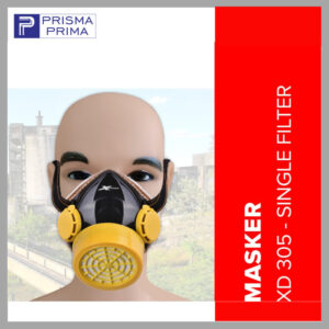 Masker Serbaguna Respirator Single Kerja Tukang Cat Spray Kayu Motor Anti Debu Polusi Dust Mask