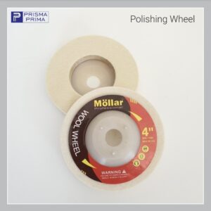 Wool Wheel Polishing Mollar Mata Gerinda Poles Stainless 4 Inch