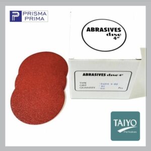 Amplas Bulat Tempel Velcro TAIYO DISC #40 – 400 4 inch Grit
