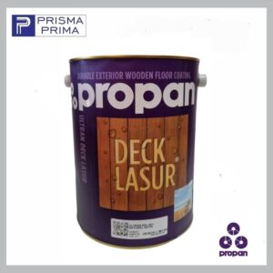 Cat Lantai Kayu Exterior Propan Ultran Deck Lasur EDL Galon 5 Liter – natural satin