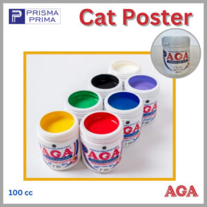 Cat AGA Acrylic Poster 100 cc Akrilik Dekor Gabus Lukis Dasar Prada – Hitam