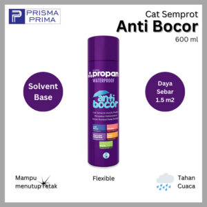 Propan Cat Semprot Spray Anti Bocor Semprotan Tahan Air Waterproof Atap Genteng Roof Rubber Sealant Paint Tembok Dinding Pipa Retak – Grey