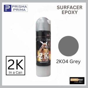 Cat Semprot Samurai Paint 2k04 Surfacer Epoxy Abu Abu Grey Pilox