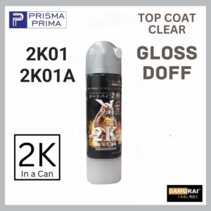 Cat Semprot Samurai Paint Top Coat Clear 2k01 Gloss 2k01A Dof Doff