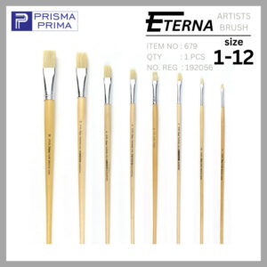 Kuas Lukis Putih Gambar Eterna 1/3/5/7/9/11 – 1