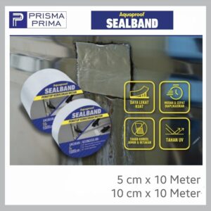 SEALBAND Lakban Isolasi Anti Bocor Penutup Kebocoran Instan Aquaproof – 5 cm x 10 Meter