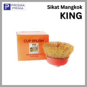 Sikat Mangkok Gerinda Kawat King Kuningan Cup Brush