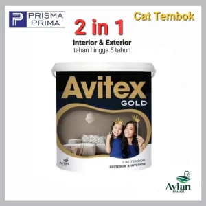 Cat Tembok AVITEX GOLD Interior & Exterior Galon 5 Kg
