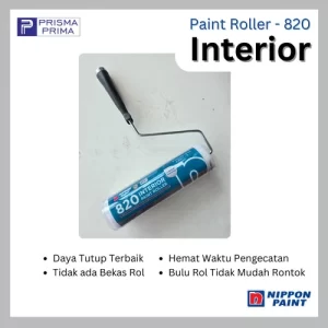 Ultra Premium Interior Roller Paint 820 Nippon Kuas Roll Rol Cat Tembok